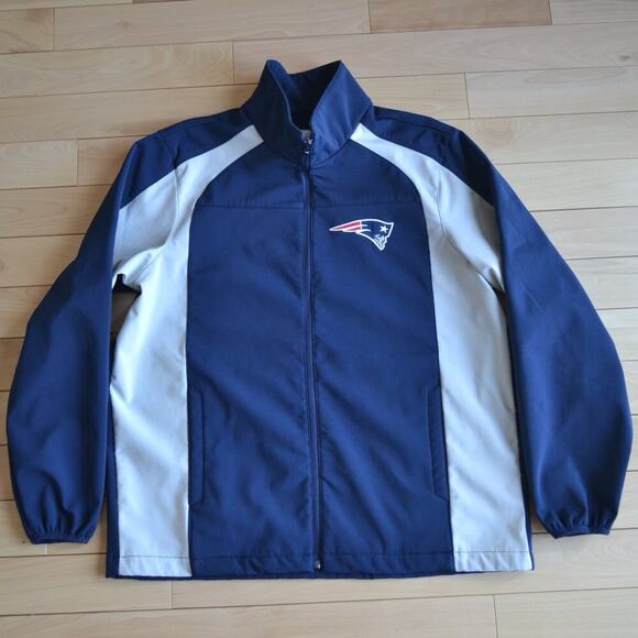 NFL New England Patriots Football Jacket Size L - Picture 1 of 4